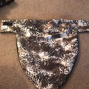 Leopard print 360 scarf